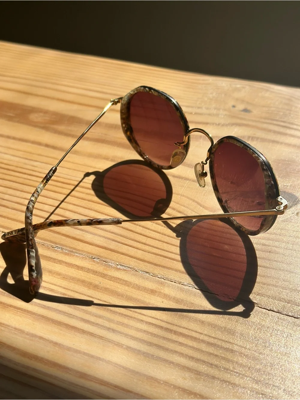 *Like New* KREWE CALLIOPE in MONARCH 24K Amber Mirrored Lens